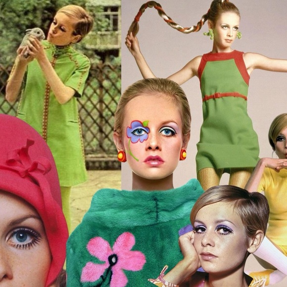 Vintage Pink and Brown 1960’s Mini Dress - Picture 7 of 7